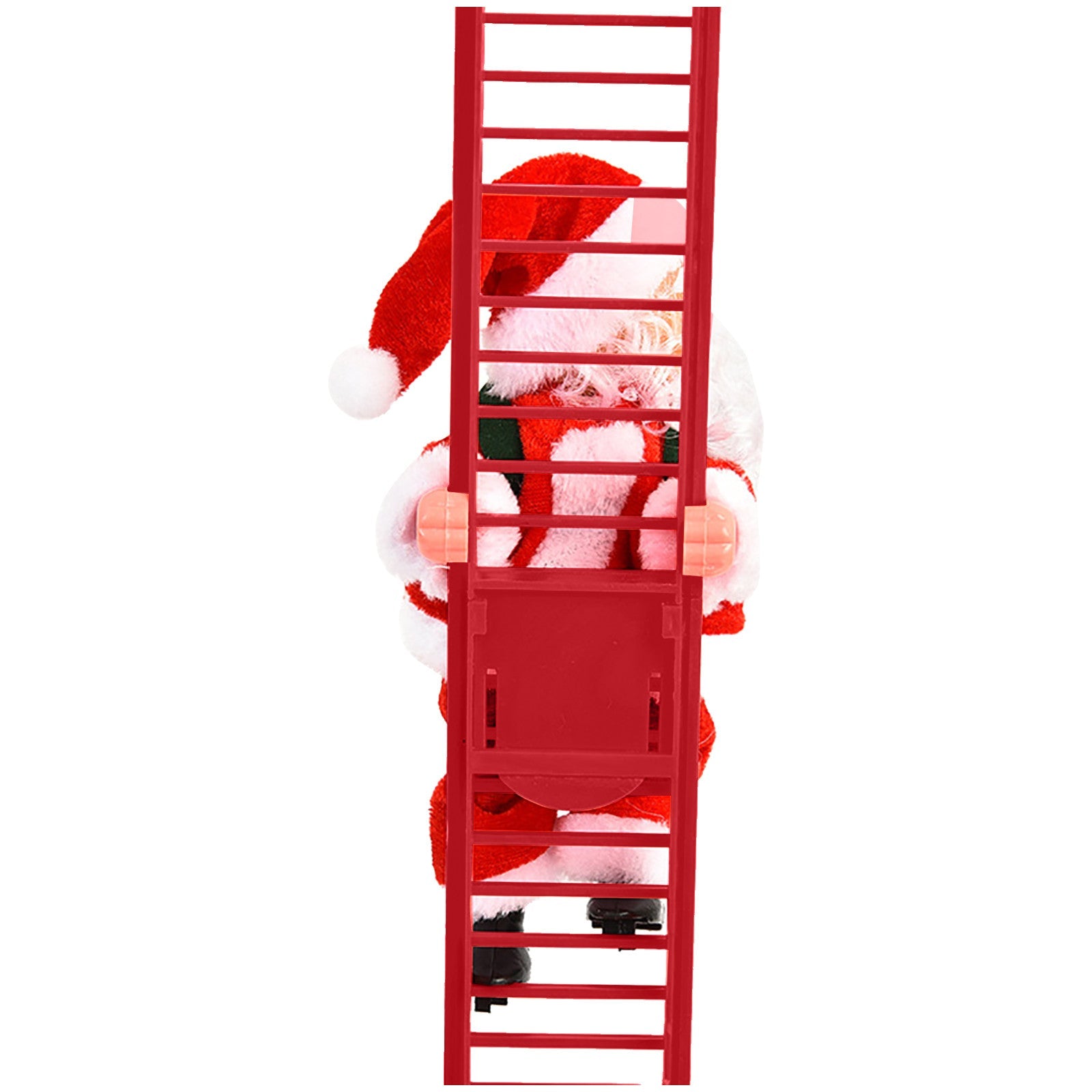 Electric Climbing Ladder Santa Claus with Music & LED Light